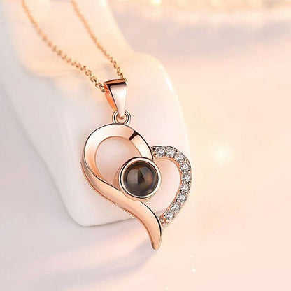 Women's Simple Love-Shaped Clavicle Chain