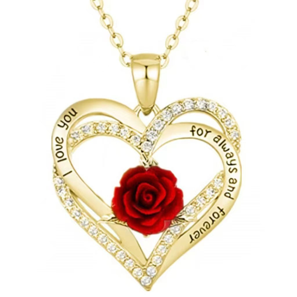 Double Layer Heart Pendant